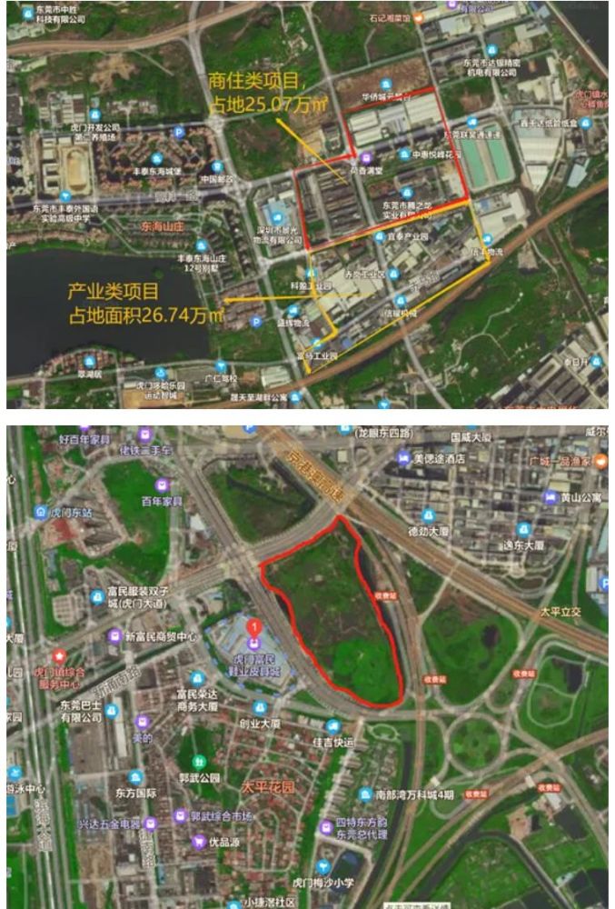 虎门大道东南片区,主要由北栅社区和怀德社区组成.