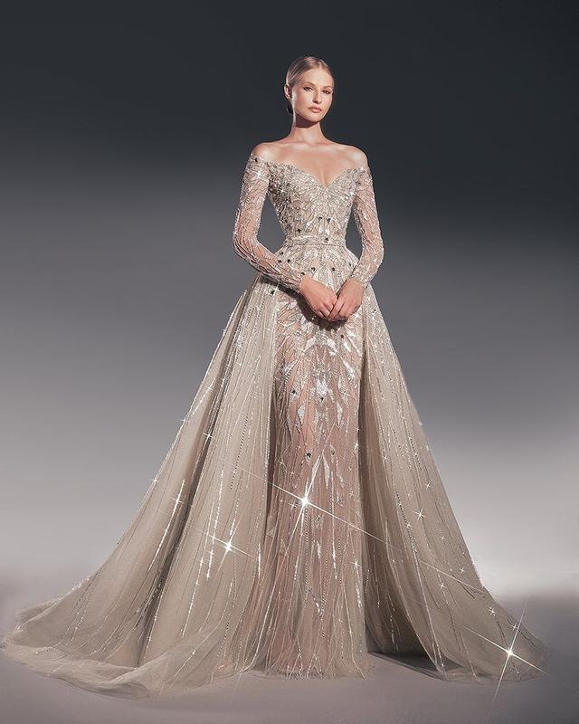 zuhairmurad2022春夏系列古典高定婚纱礼服仙气弥漫开来