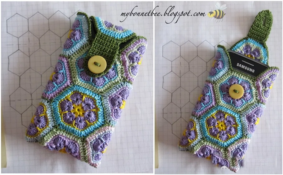 手机袋你还在花钱买?几团彩线就能自己钩,全家都喜欢!