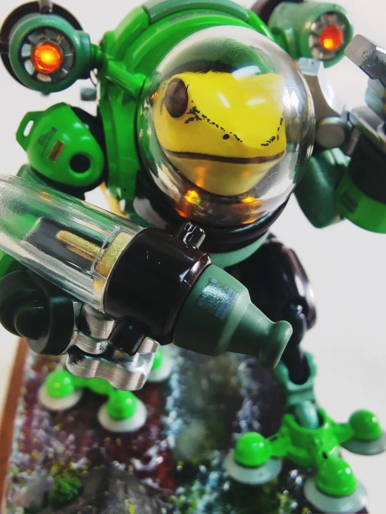 no57狩人小队小场景制作冢蛙池塘