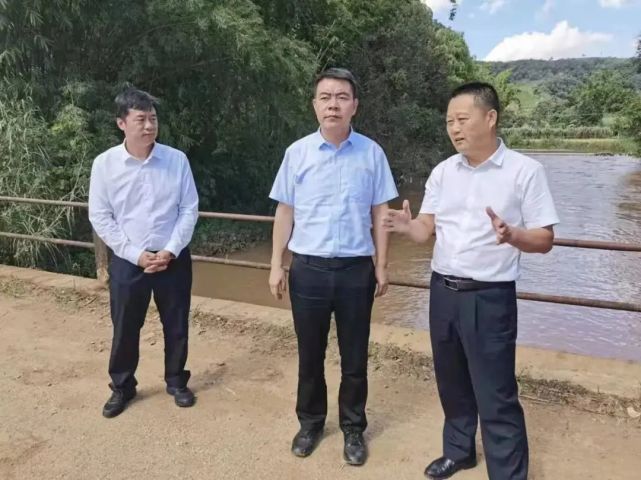 市委副书记,市委宣传部部长任远征到南垒河开展巡河