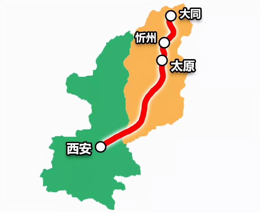 八纵八横第六纵:京昆客运专线,7条高铁组成,时速250-350公里