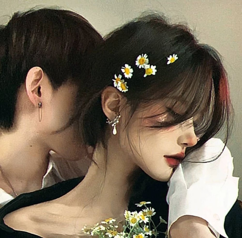 暮色玫瑰 情侣头像