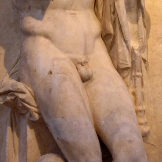 《狩猎者牌匾》斯科帕斯 希腊化时期(希腊)-雕塑作品欣赏(二百八十九)