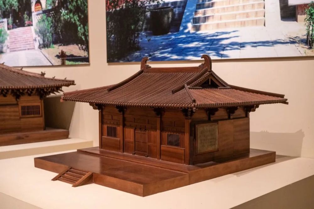在国博晋赏古建风采三五台县南禅寺大殿模型