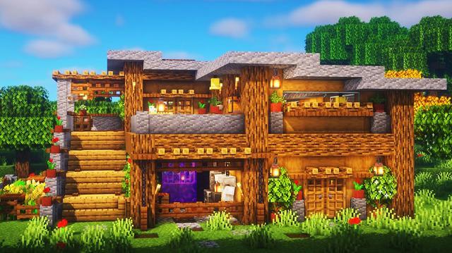 我的世界生存向的迷你建筑适合不同地形助你成为大佬