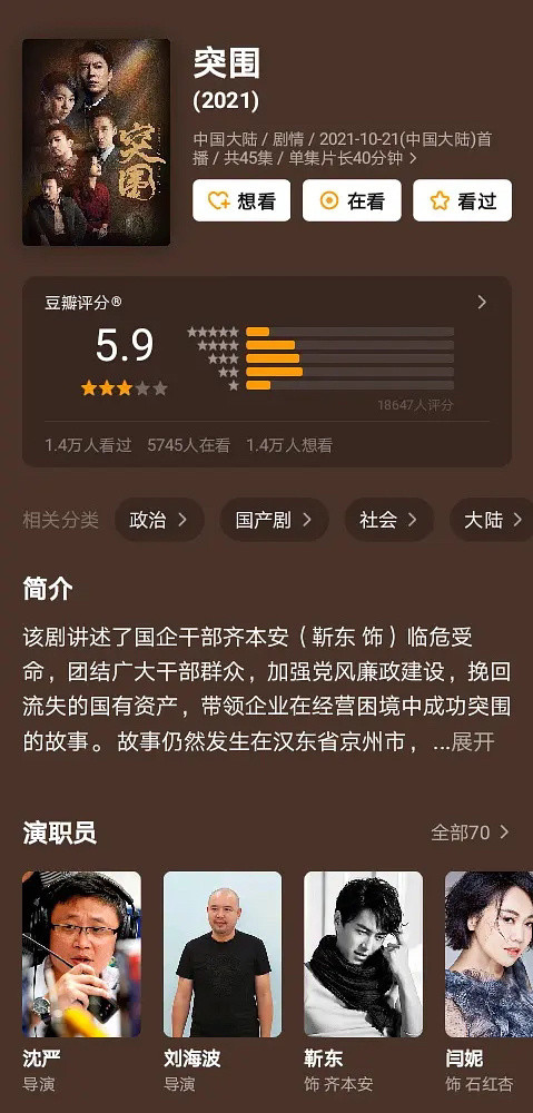 突围号称人民的名义2豆瓣评分59没有出圈的名场面啊