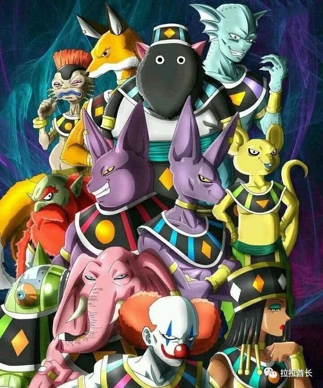 动漫龙珠超十二个宇宙的破坏神按照比鲁斯的实力能排第几