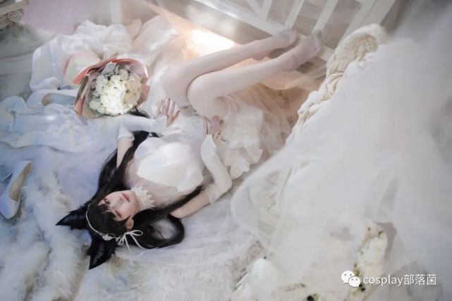 cos:碧藍航線白色婚紗愛宕犬cos正片@蘿莉控