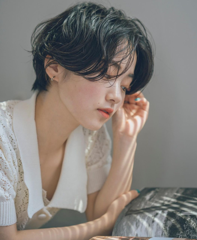 修颜小脸的日系短发