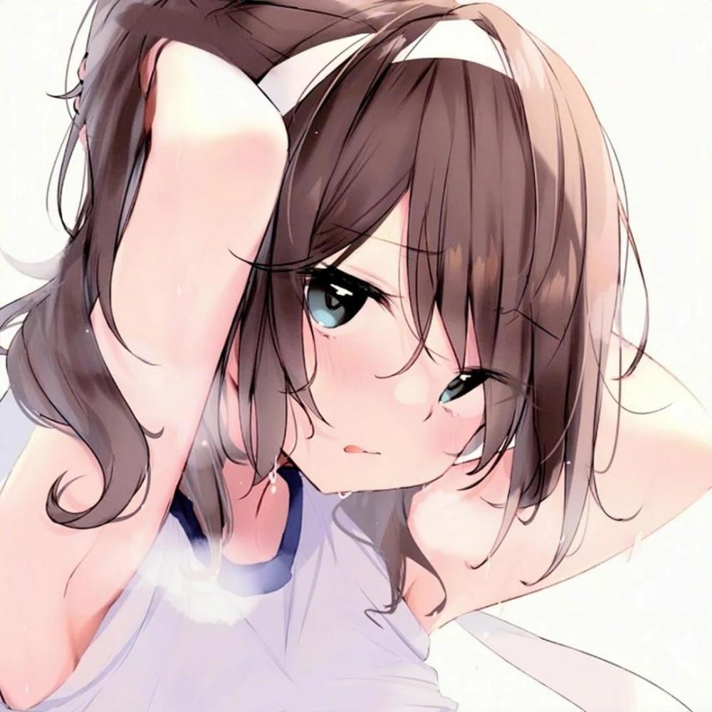 动漫高清温柔女头像