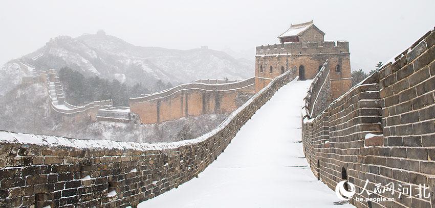 【圖片直擊】金山嶺長城雪景如畫