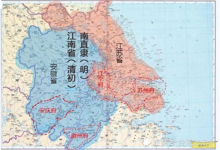 明末清初实力最强的江南省,威胁政府统治,建于清朝,消失于清朝