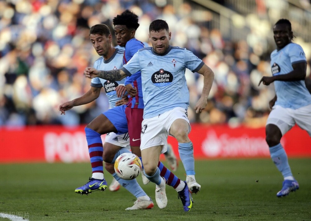 塞尔塔维戈3-3巴塞罗那:加泰罗尼亚人丢掉了领先优势