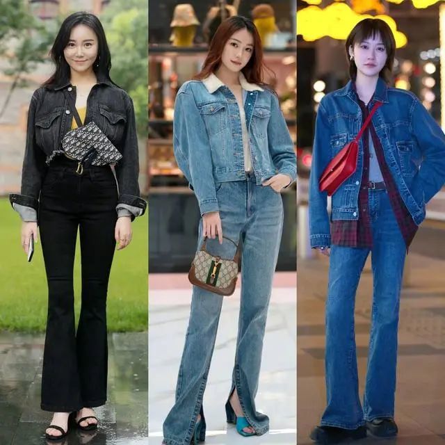 今秋火了一种裤子叫喇叭裤配上这些上衣显高还时髦