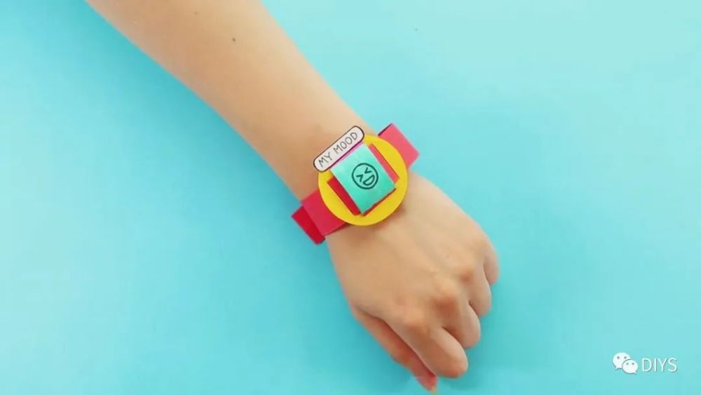 "创意手工diy"一个能代表心情的纸手表!_腾讯新闻