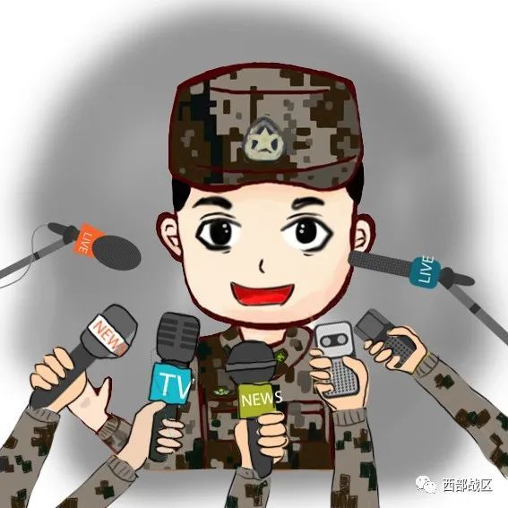 一组漫画走近兵记者