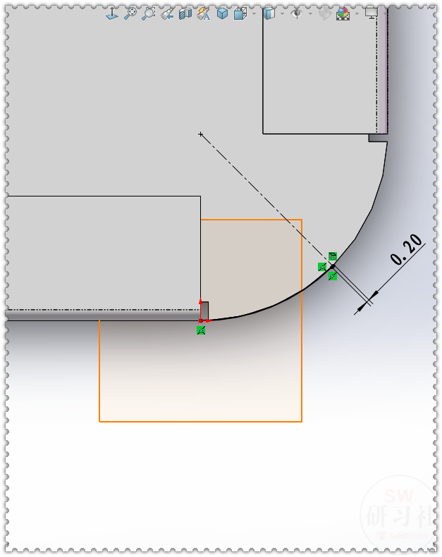 solidworks展開鈑金圓角的第三種畫法