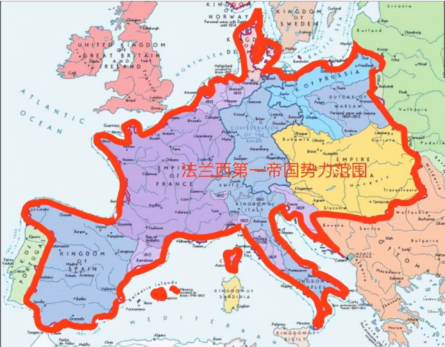 拿破仑的法兰西帝国曾统治欧洲很多地区为何不能成为统一国家