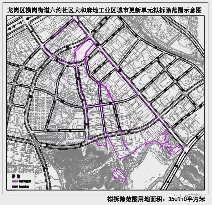 横岗街道社区划分图图片