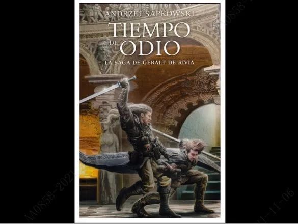 《猎魔人卷四:轻蔑时代》西班牙版封面:杰洛特大战威戈佛特兹但威爷