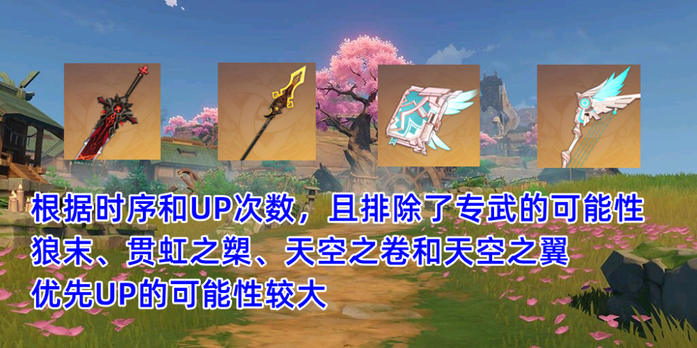 原神:阿贝多复刻武器池预测,盾剑领衔,天空之卷或贯虹之槊陪跑