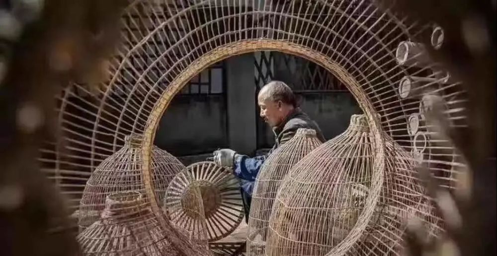 竹编艺术,唯美!