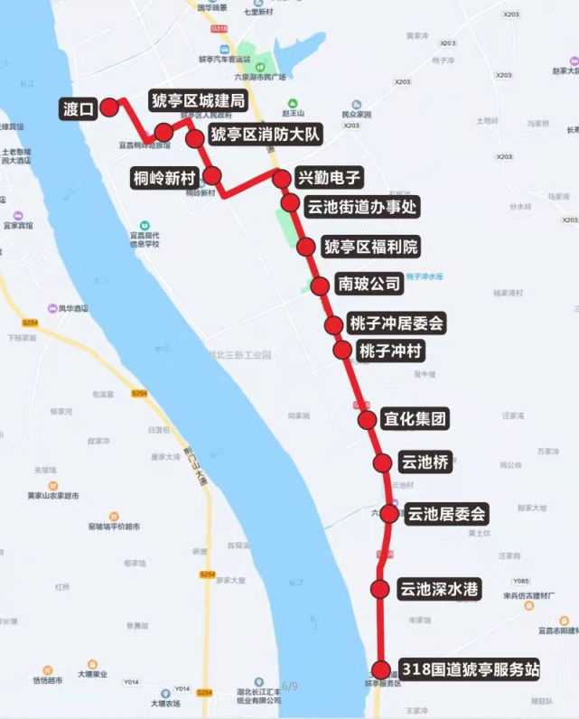 宜昌市公交线路查询图图片