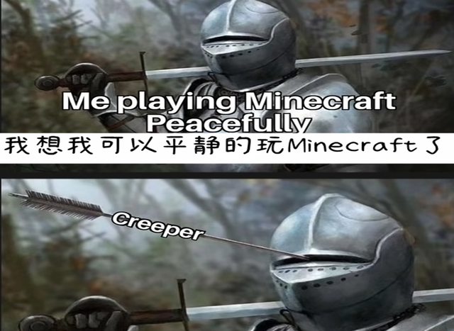 Jenny与Creeper图片