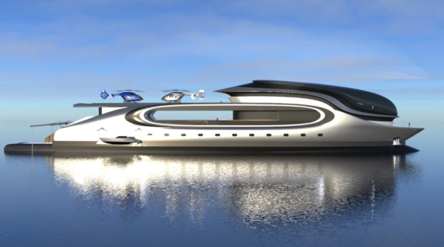 未来派85米超级游艇概念lazzarini设计再开脑洞