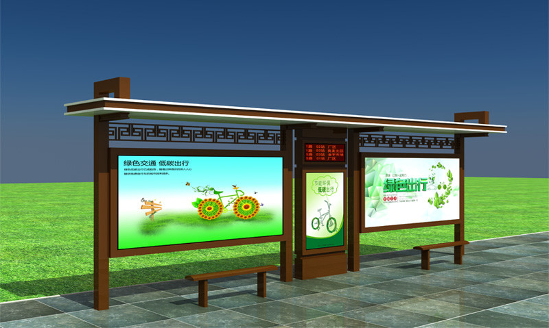 拉萨公交站台改造 已完成95套电子站牌安装