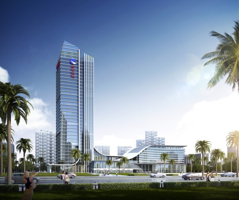 云南昭通第一高楼开始大体积混凝土浇筑新地标直通云霄将于2023年竣工