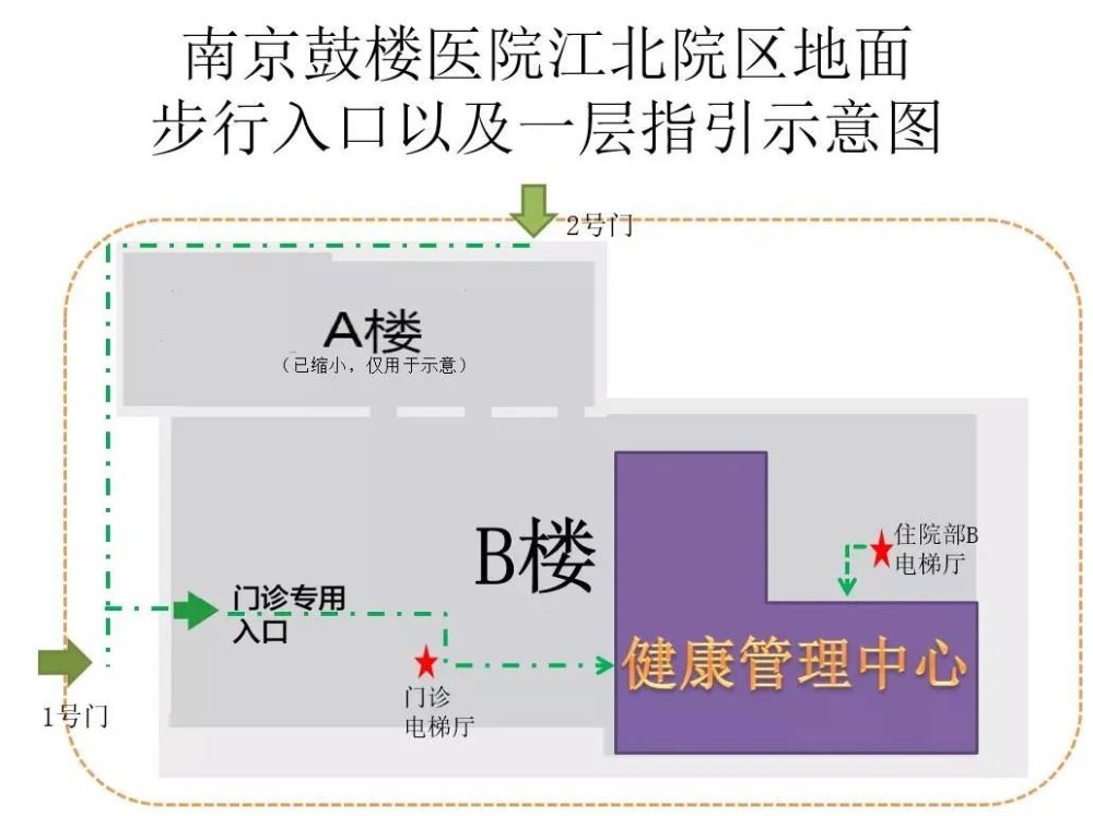 南京鼓楼医院平面图图片