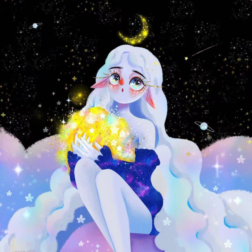 微信头像精灵少女生动漫头像可爱灵动太好看了