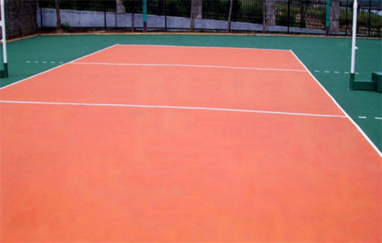 硅pu材料做塑胶排球场有优势吗?那必然是有的啊