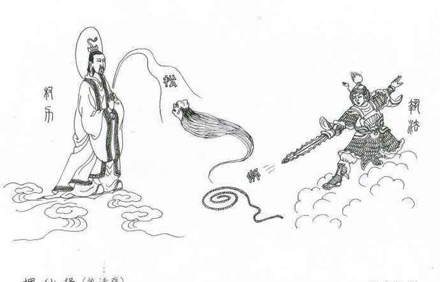 封神演义中惧留孙的捆仙绳能捆得住孔宣吗为什么
