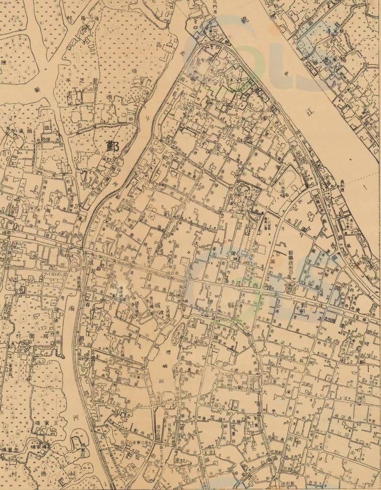 民国镇海附近地形图被发现还原当时宁波大部分地区地形