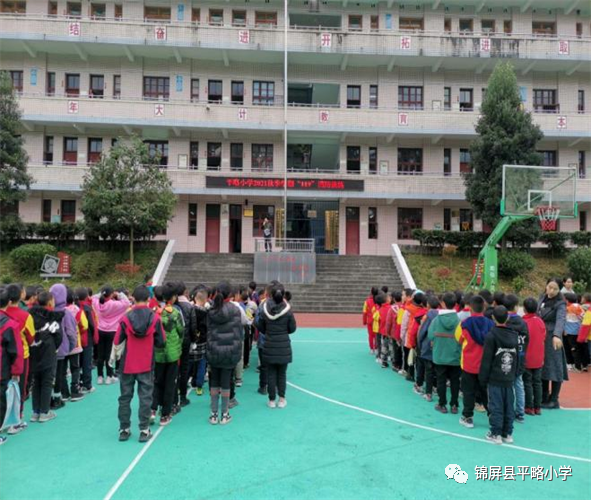 锦屏平略小学学消防知识保平安