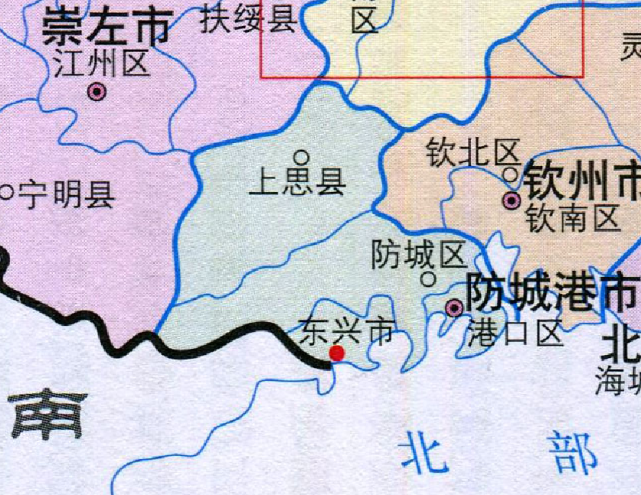 防城港市人口分布:港口区24.43万,上思县19.48万