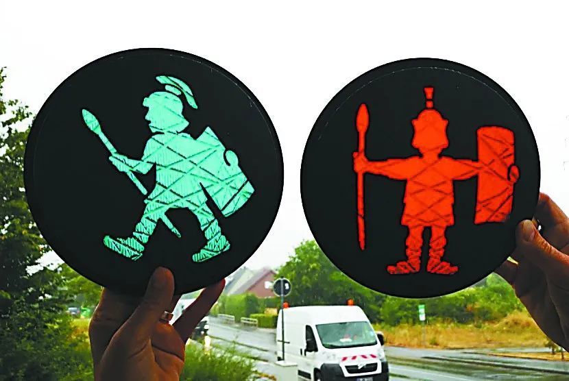 德国各地"红绿灯小人"有故事