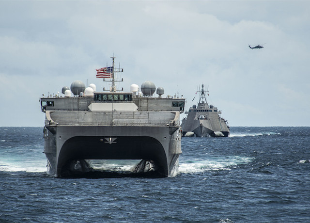 美国先锋级远征高速运输船一种对美军非常重要的水面舰艇