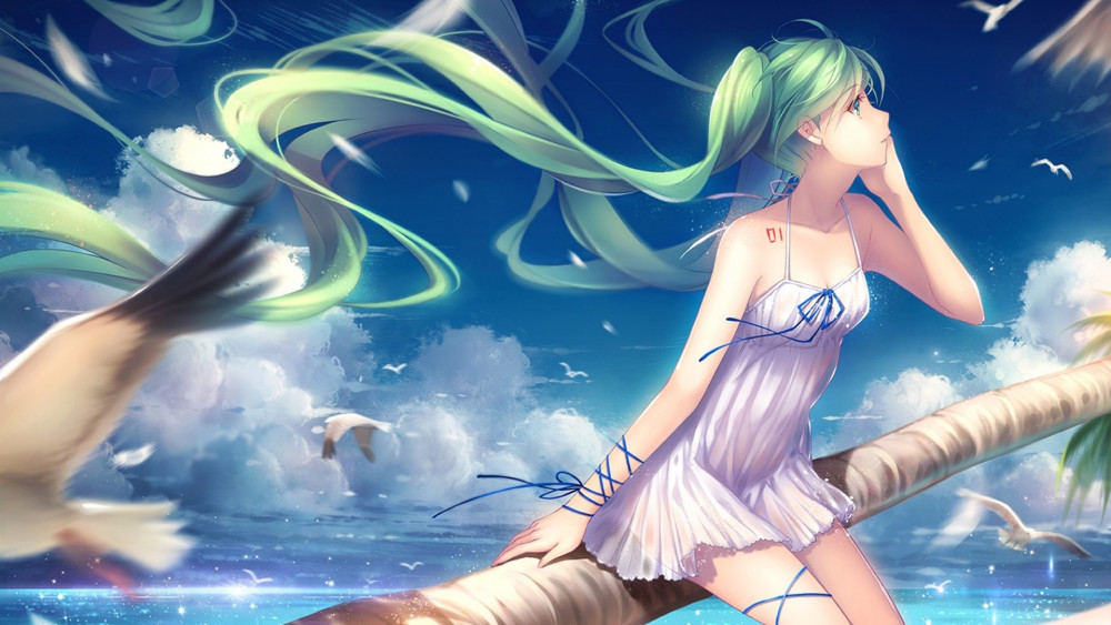 来取走几张初音未来公主殿下做你的电脑屏保吧