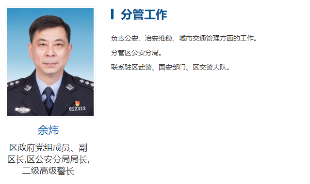 此前,有网友猜测yu wei为南昌市青山湖区副区长,区公安分局局长余炜