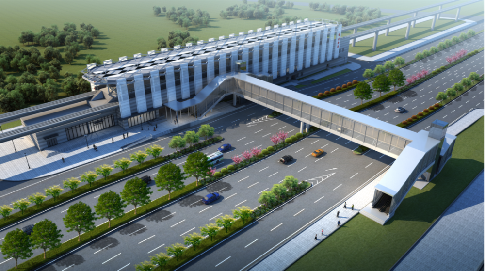 越来越受广大市民的关注作为重要配套工程的黄梅站天桥随着宁句城际