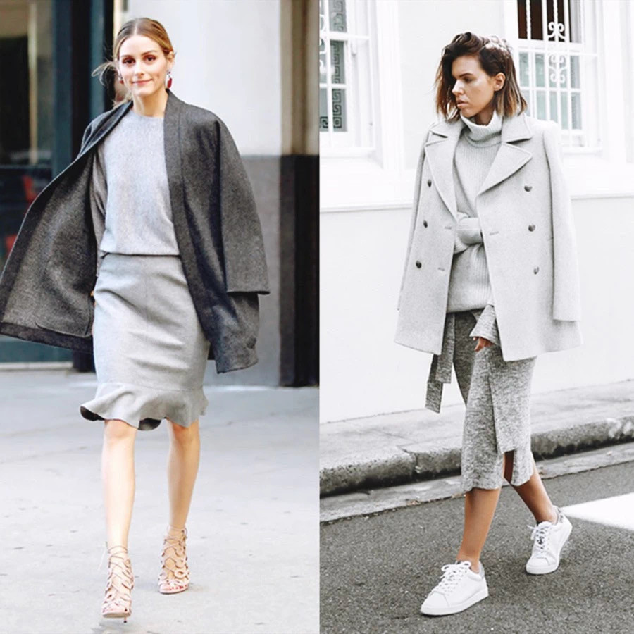 灰色大衣怎么搭配好看?4个穿搭技巧了解下,时髦变高级_腾讯新闻