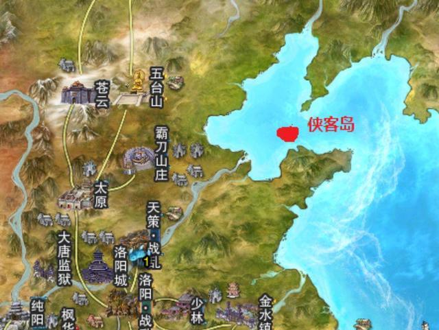 侠客岛地理位置