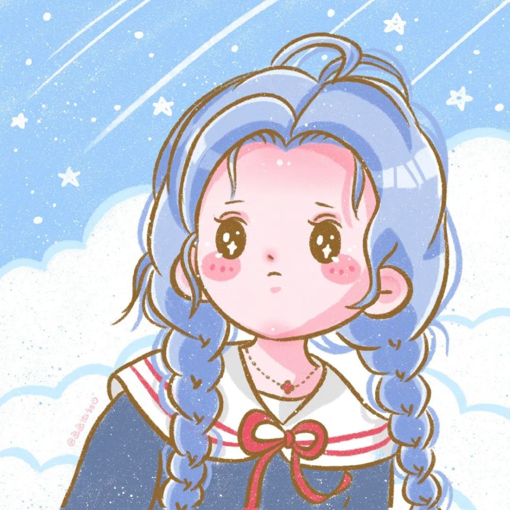 微信头像丨冬季可爱女生头像卡通头像手绘可爱头像