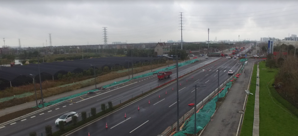 这条连接长三角三省一市的道路有新变化320国道嘉善段整治工程首段路