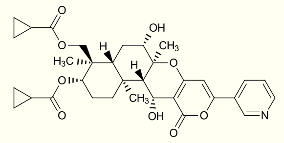 圖4 雙丙環蟲酯的結構式雙丙環蟲酯(通用名:afidopyropen;開發代號