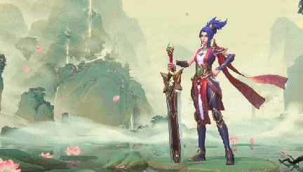英雄联盟手游锐雯玉剑传说皮肤展示